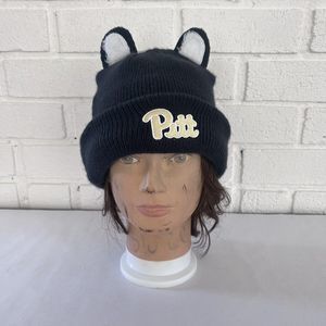 Pitt Panthers Cat Ears Youth Knit Hat New Era